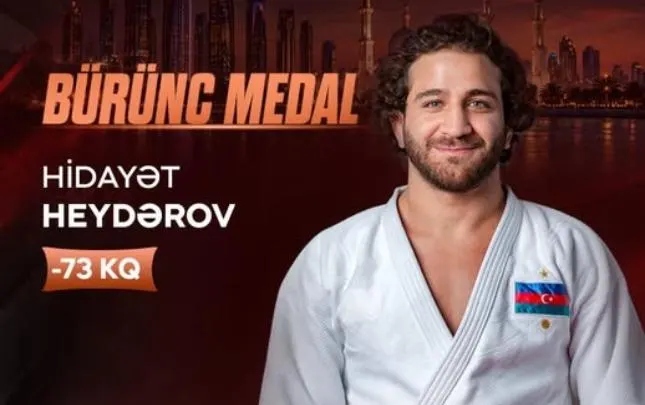Hidayət Heydərov bürünc medal qazandı - "Böyük Dəbilqə"